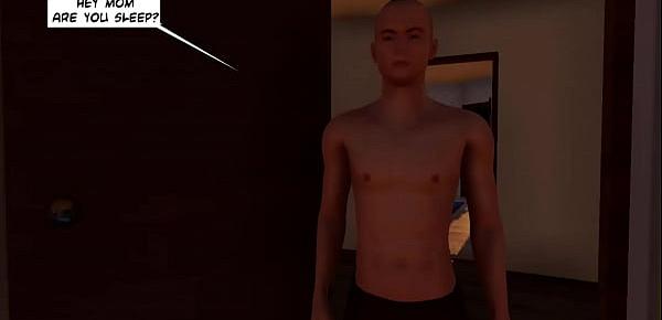  MOM and SON fuck in the bedroom 3d Please click here